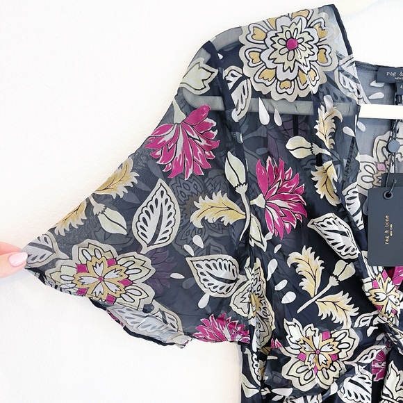 Rag & Bone Tamar Floral Dress New With Tags - Picture 9 of 15